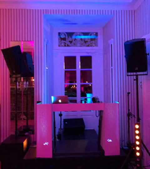 DJ Set-up in Schloss Westerholt - Herten - Germany